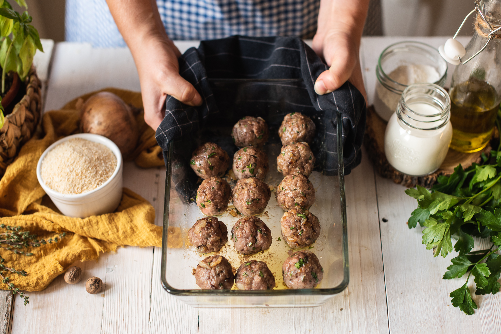 Švédské masové kuličky z vyzrálého hovězího Recept - Krok 3