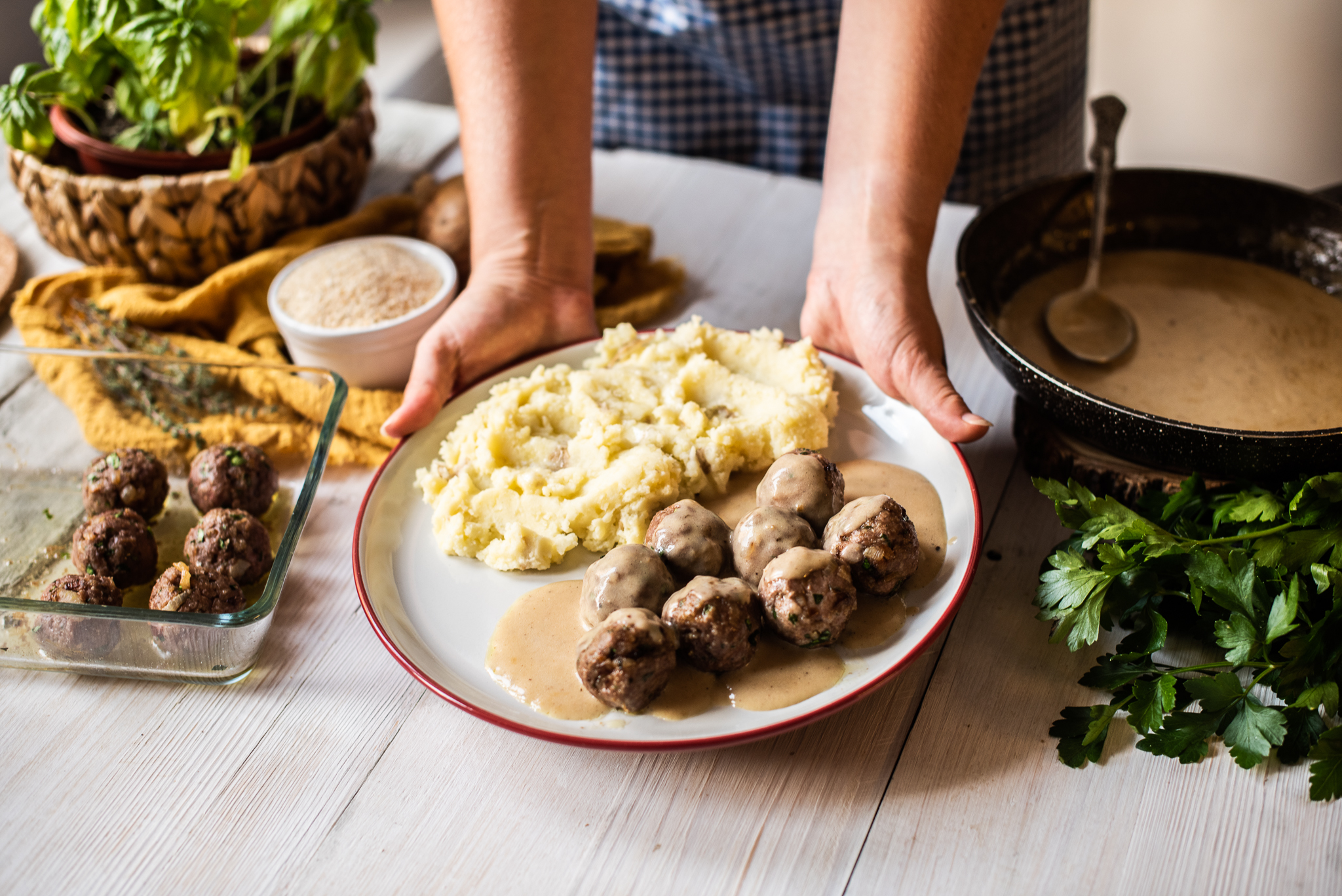 Švédské masové kuličky z vyzrálého hovězího Recept - Krok 5