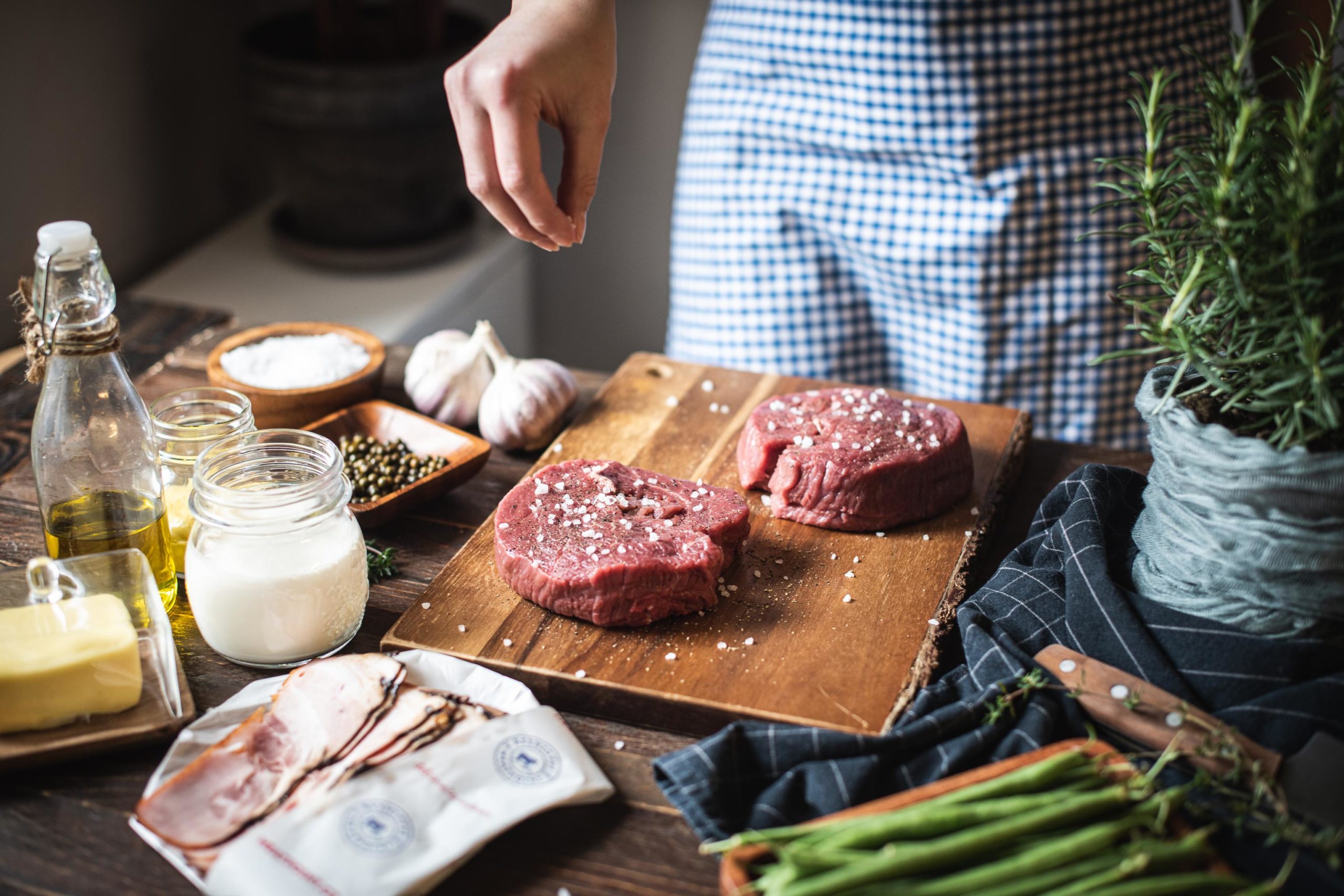 Hovězí steak z květové špičky s pepřovou omáčkou Recept - Krok 2